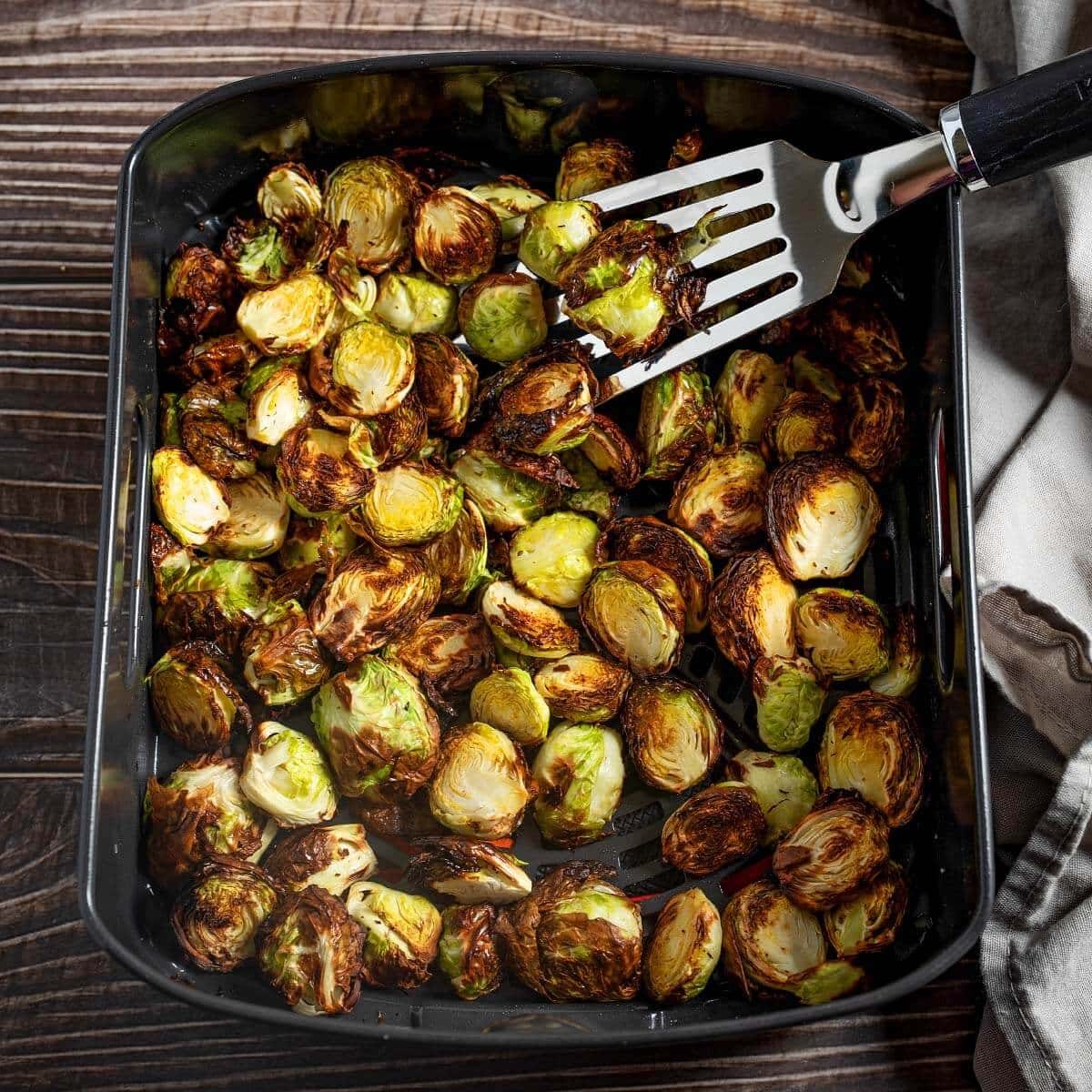Brussels Sprouts with Lemon Garlic Aioli with Scant Teaspoon Cayenne