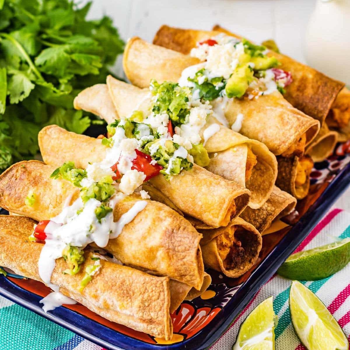 Chicken Taquitos with Mexican Blend Cheese