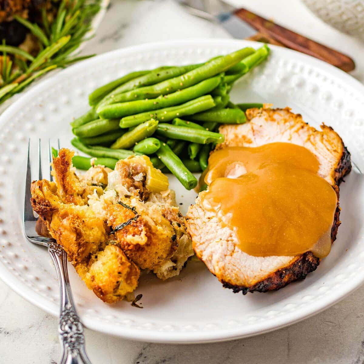 Air Fryer Turkey Breast with Herbs