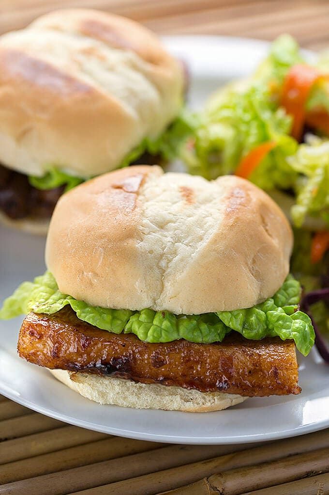 Asian Pork Belly Sliders with Tsp Lemon Zest
