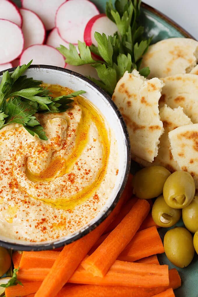 Hummus with Tsp Paprika