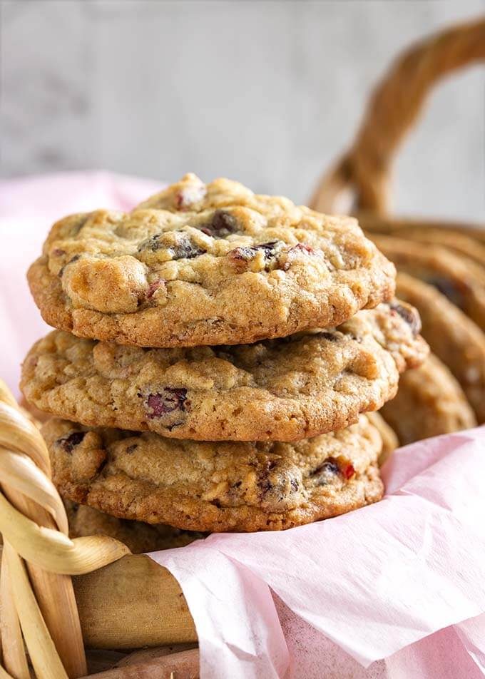 Cranberry Dark Chocolate Cookies with Pecans