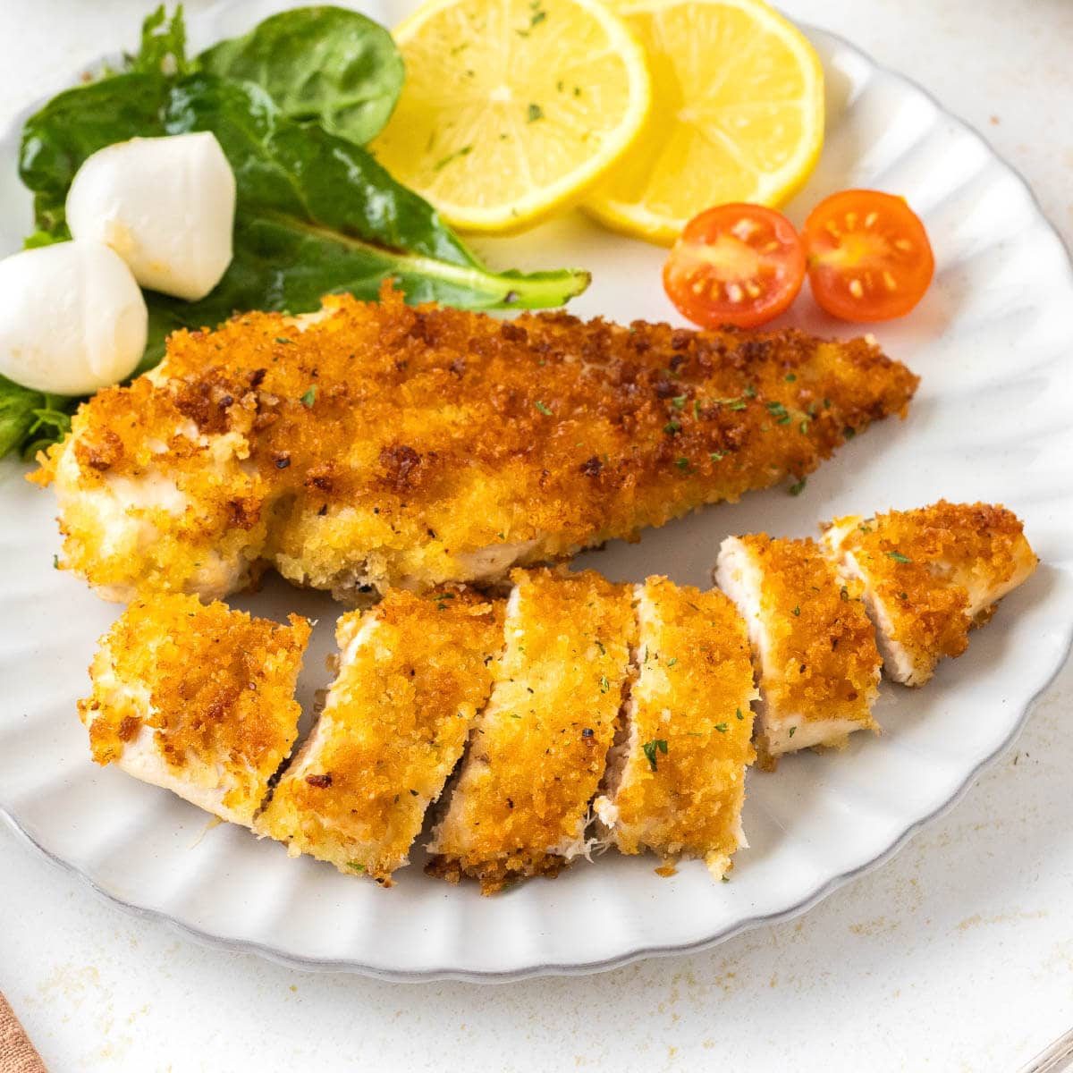 Crispy Pan-Fried Chicken Cutlets with Butter