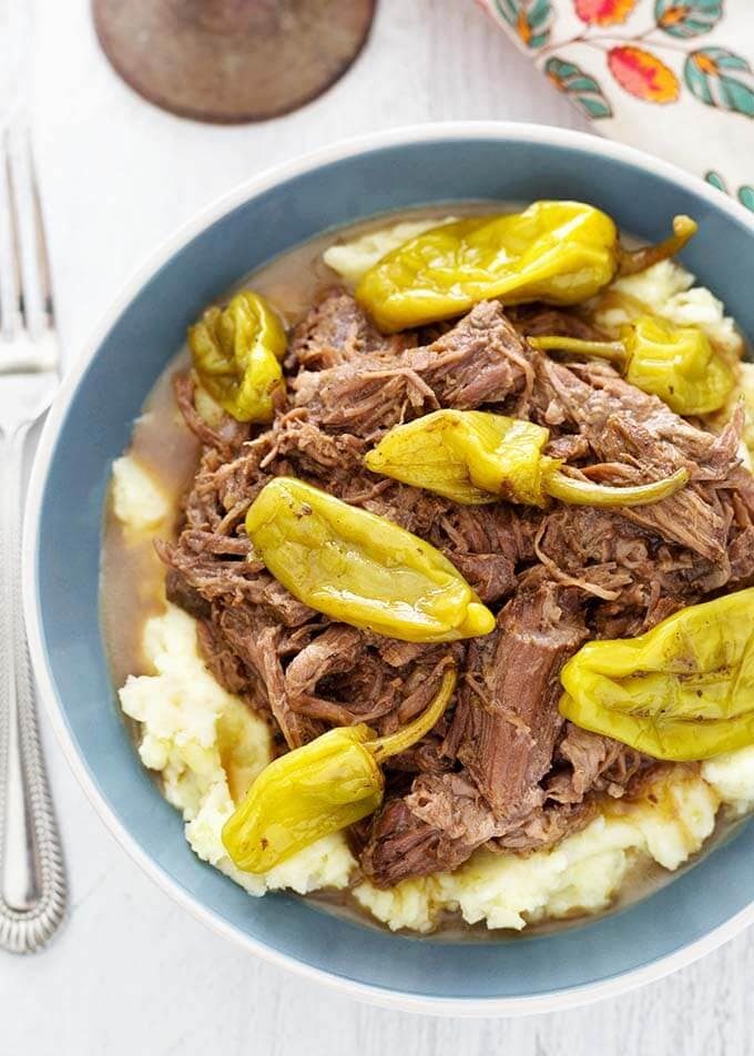 Mississippi Pot Roast with Unsalted Butter