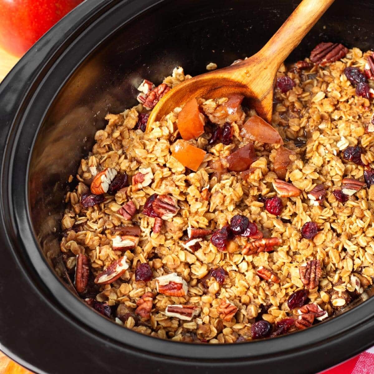 Apple Crisp with Butter