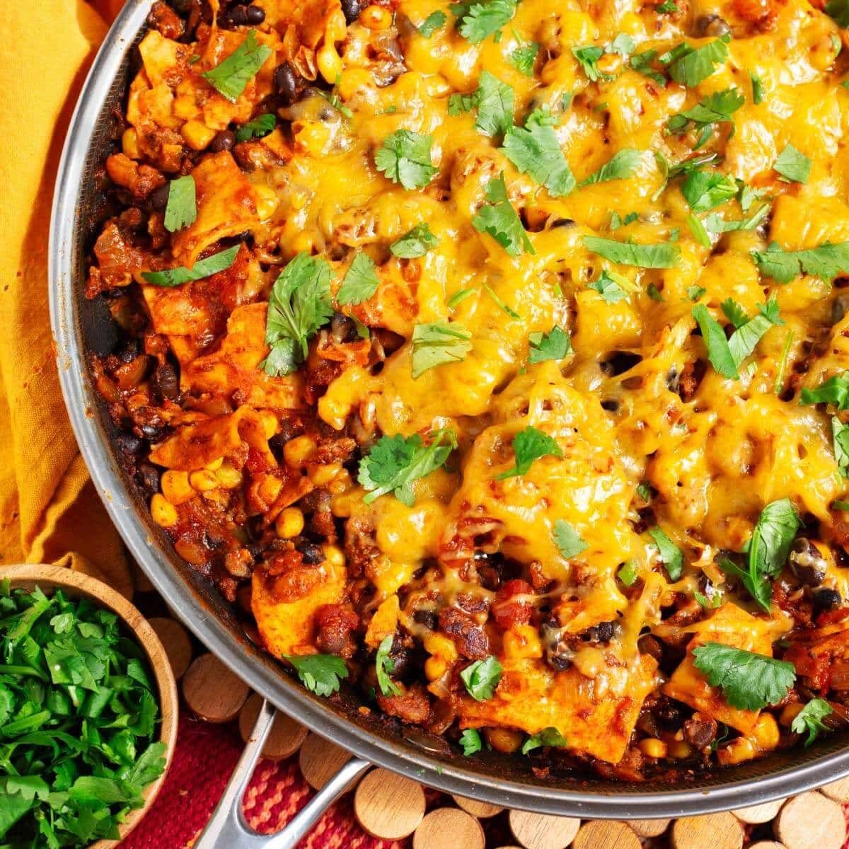 Beef Enchilada in the Skillet