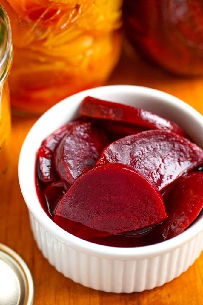 Pickled Beets with Sugar