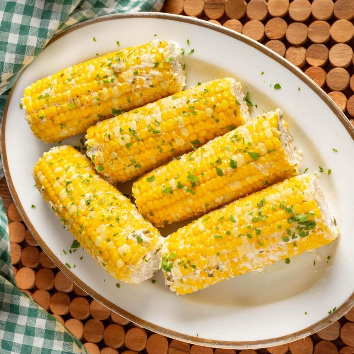 Flavorful Boiled Corn on the Cob with Extra Butter If