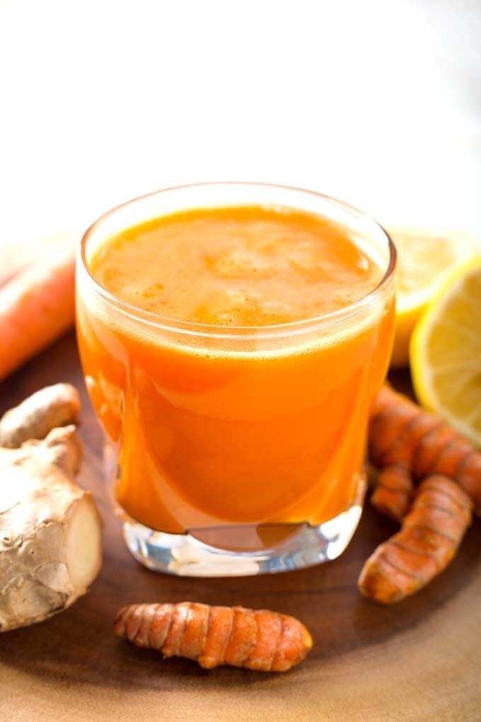Fresh Turmeric Tonic with Honey Pure Maple