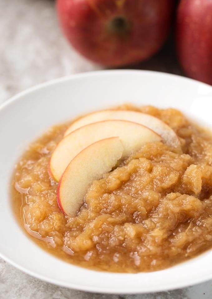 Applesauce with Tbsp Butter**