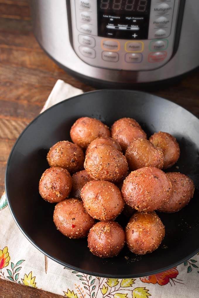 Baby Potatoes in the Pressure Cooker
