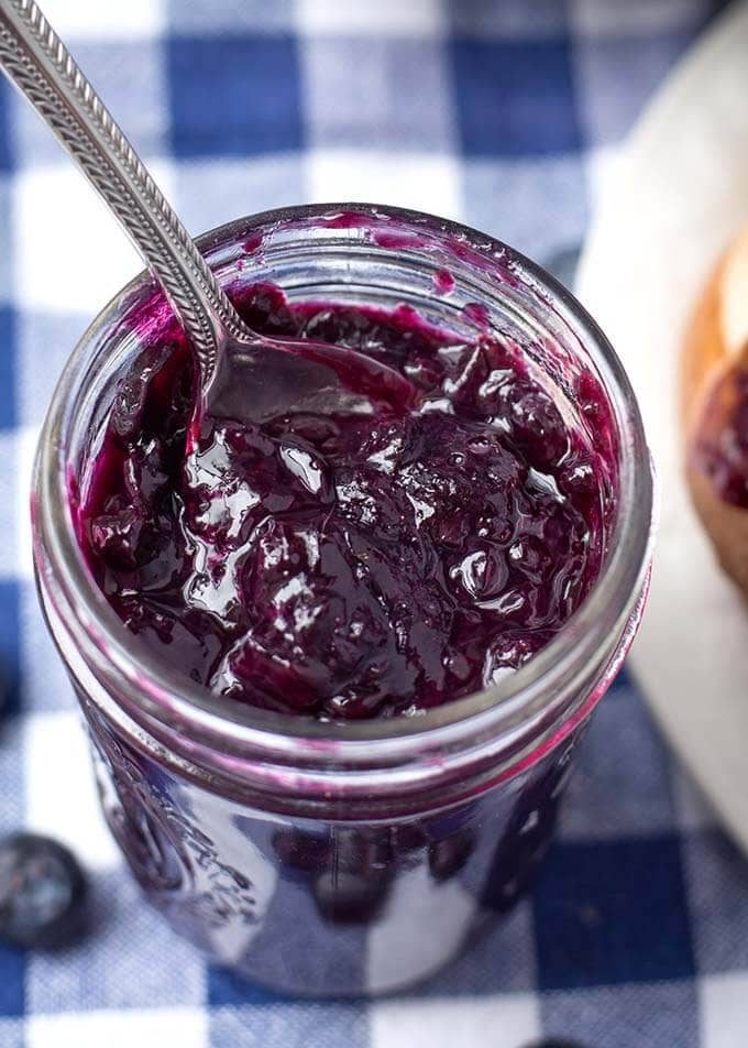 Blueberry Jam in the Pressure Cooker