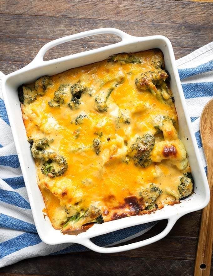 Broccoli Cauliflower Cheese Bake with Oven Mitts/silicone Mitts