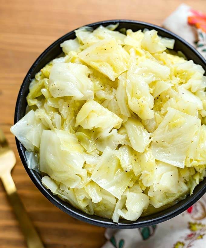 Pressure Cooker Buttered Cabbage