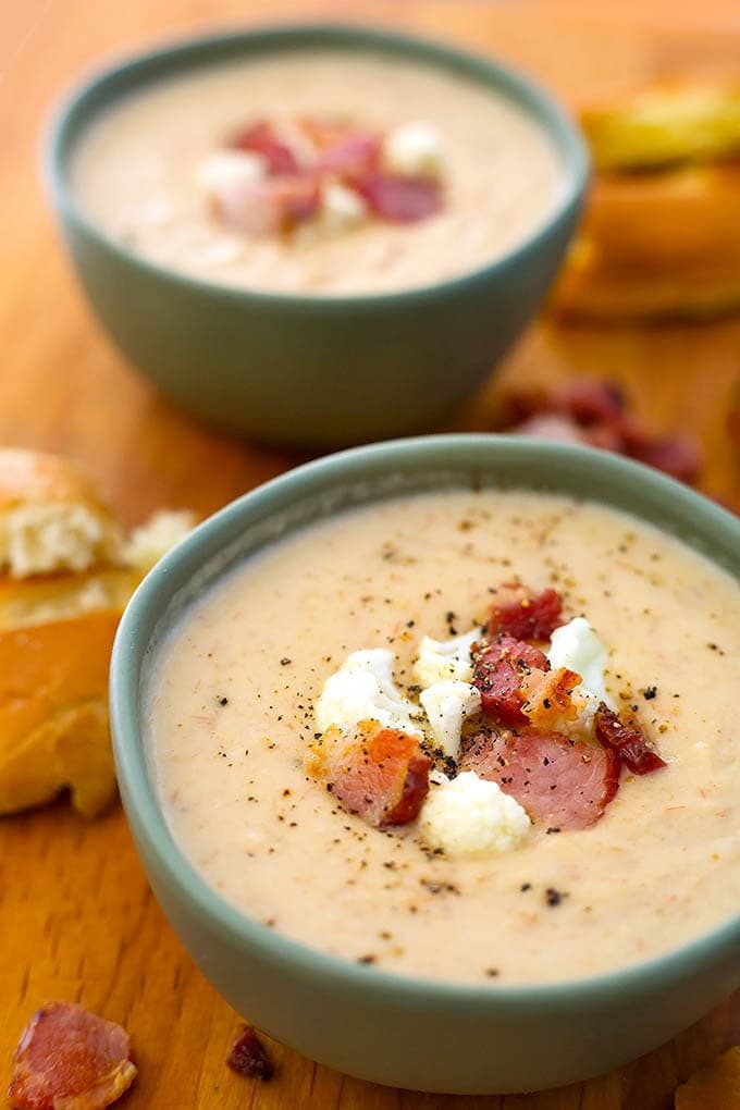 Cauliflower Bacon Chowder with Tbsp Arrowroot