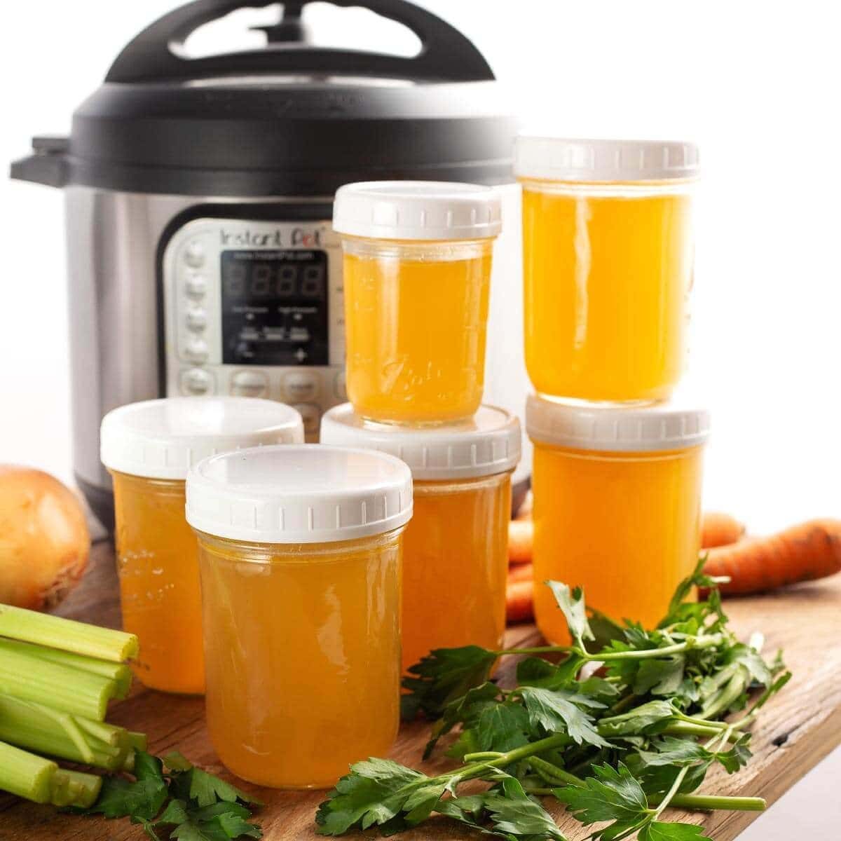 Chicken Broth with Bay Leaves