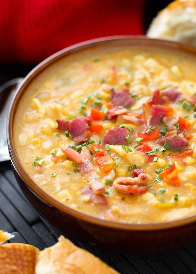 Chicken Corn Chowder with Flour*