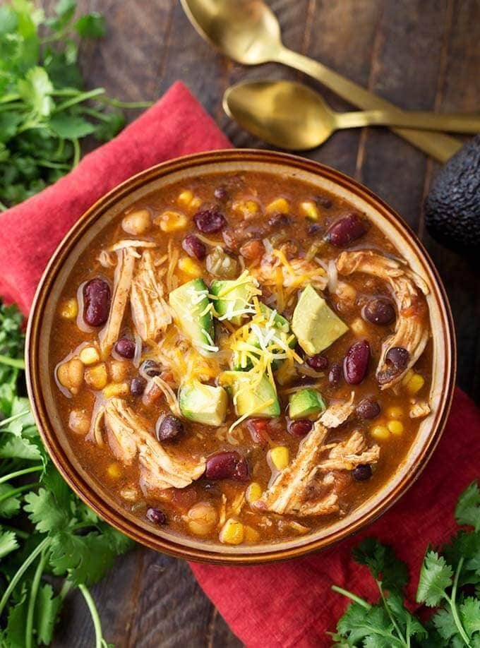 Chicken Taco Soup in the Pressure Cooker