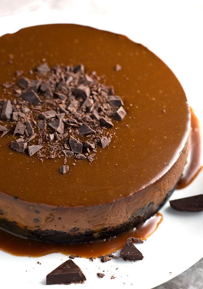 Chocolate Cheesecake with Eggs