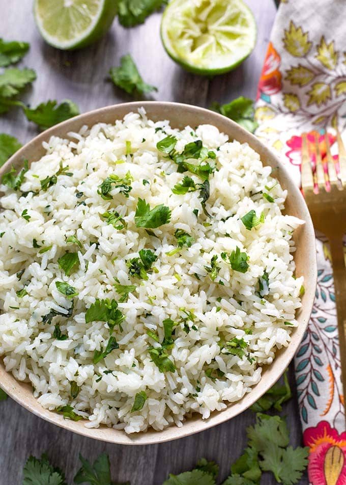 Cilantro Lime Rice with Tbsp Butter