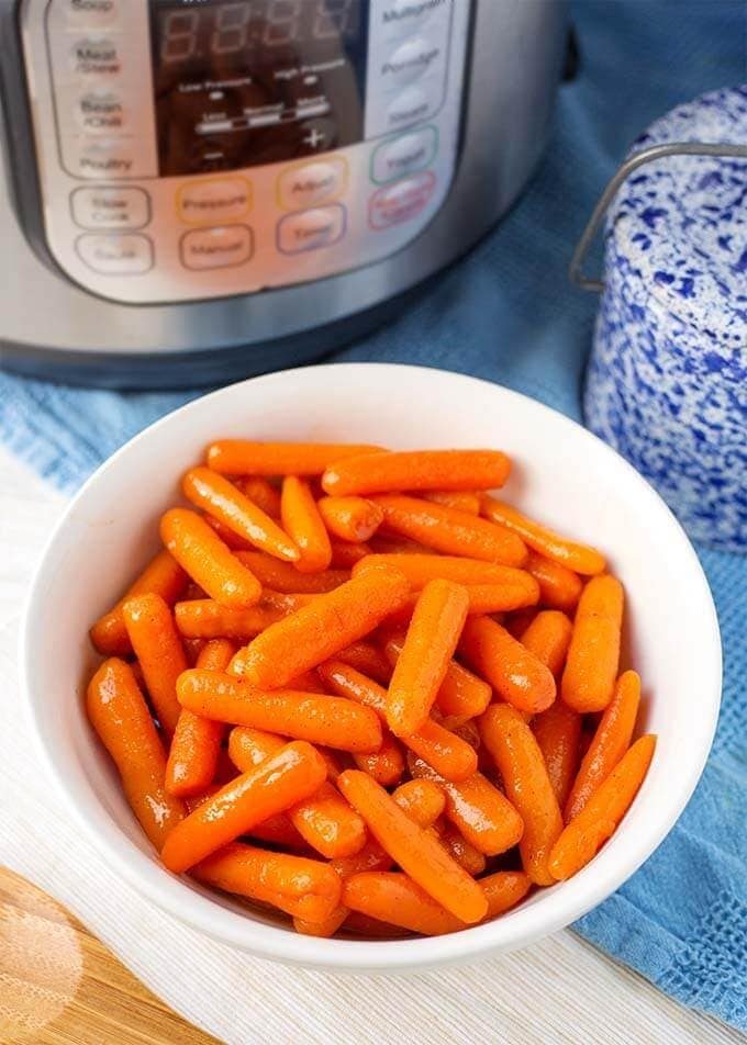 Pressure Cooker Cinnamon Glazed Carrots