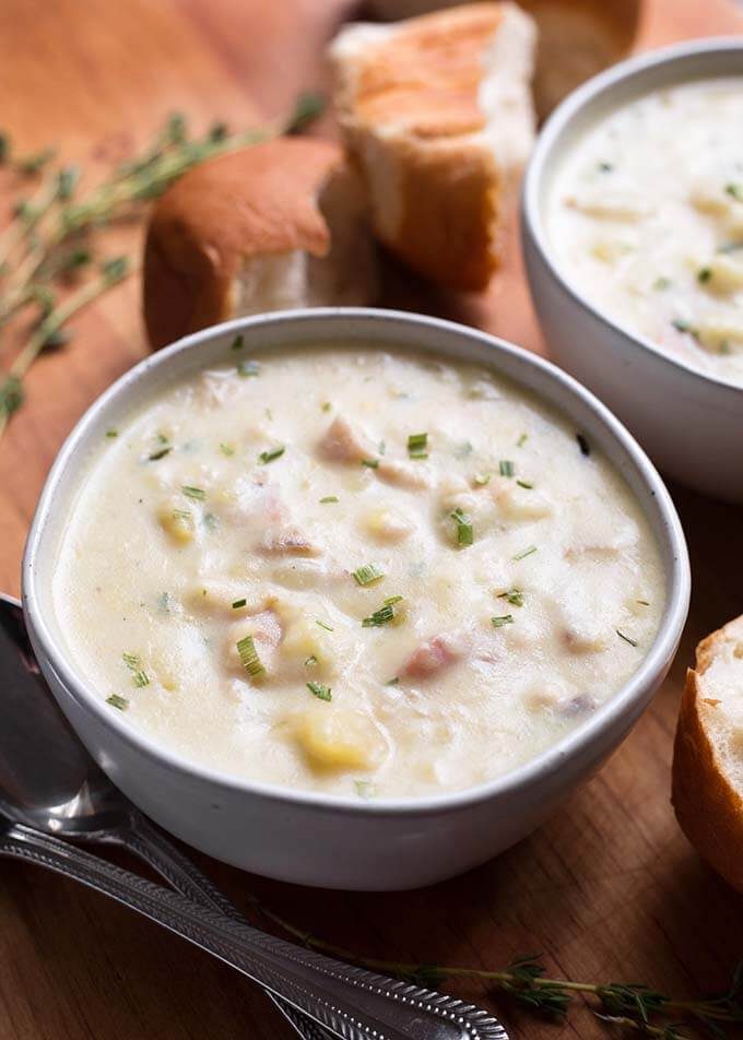 Pressure Cooker Clam Chowder