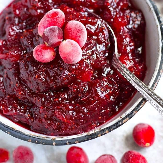 Pressure Cooker Cranberry Sauce