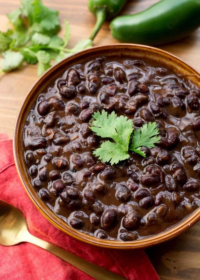 Cuban Black Beans with Olive Oil