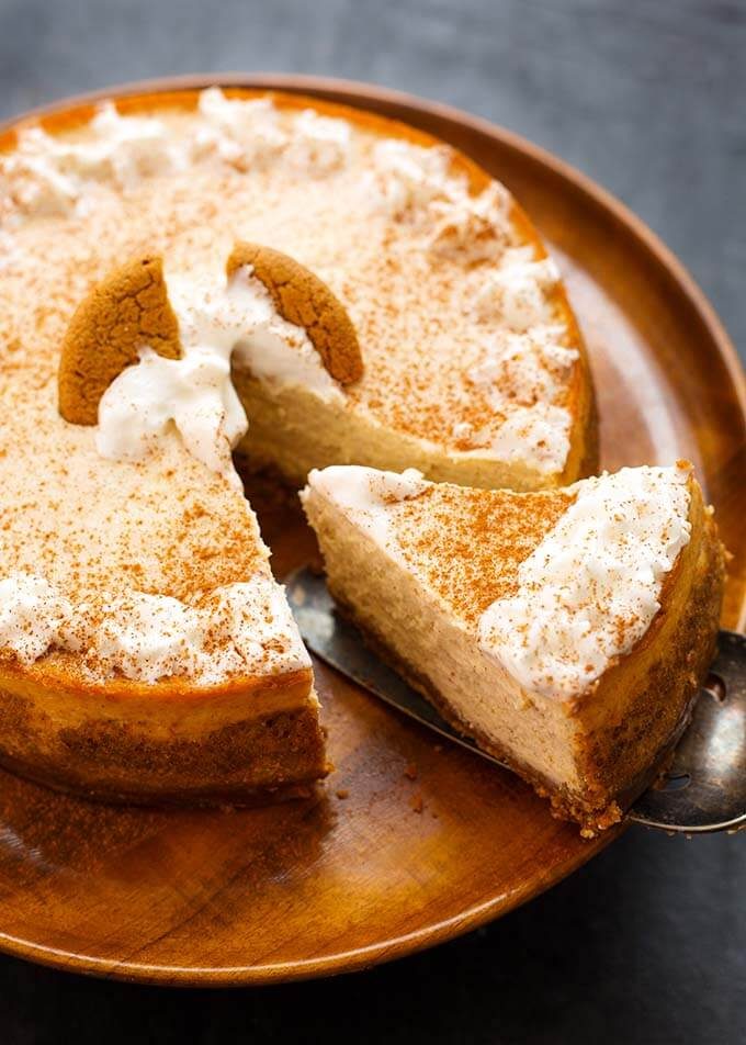 Eggnog Cheesecake with Eggs Room Temp