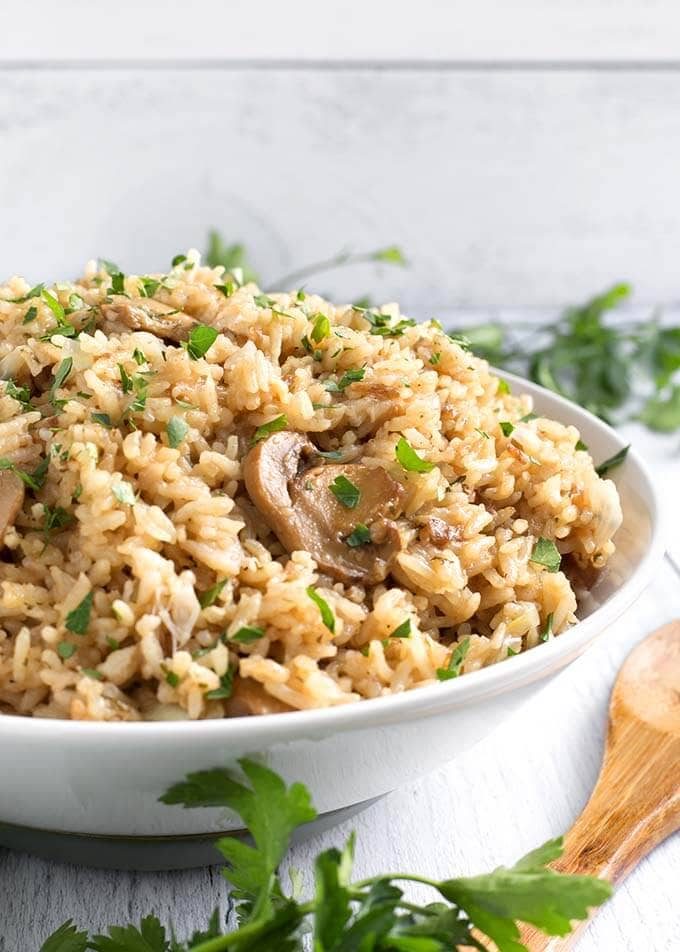 French Onion Rice in the Pressure Cooker