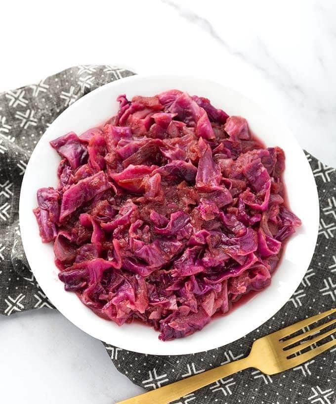 German Red Cabbage with Granny Smith Apples