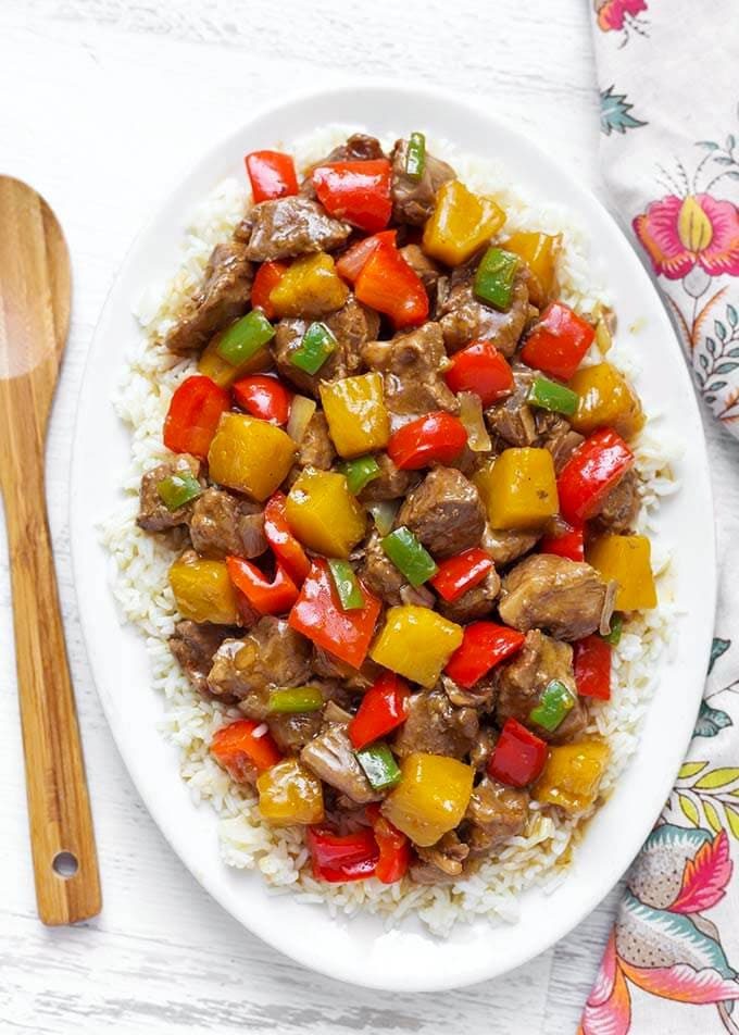 Pressure Cooker Hawaiian Pineapple Pork