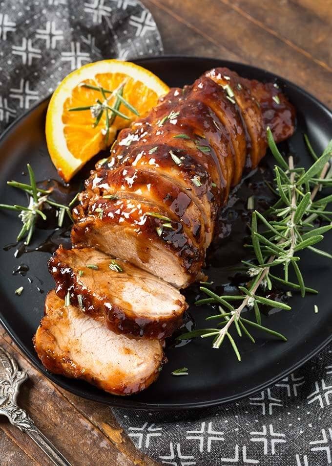 Honey Garlic Pork Tenderloin with Hot Rice