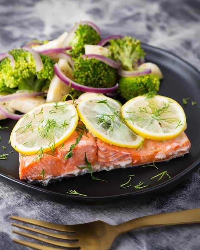 Pressure Cooker Lemon Butter Salmon