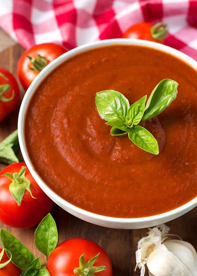 Marinara Fresh Tomato Sauce with Baking Soda