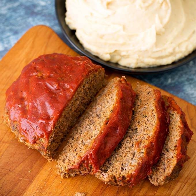 Pressure Cooker Meatloaf and Mashed Potatoes