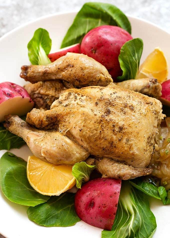 Mini - Cornish Game Hen with Tbsps Butter