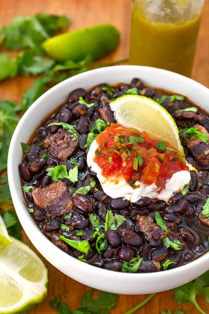 Mini - Tasty Black Beans with Hot Sauce