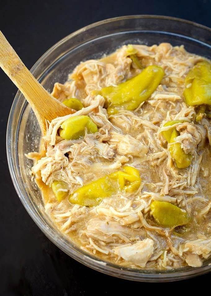 Mississippi Chicken in the Pressure Cooker