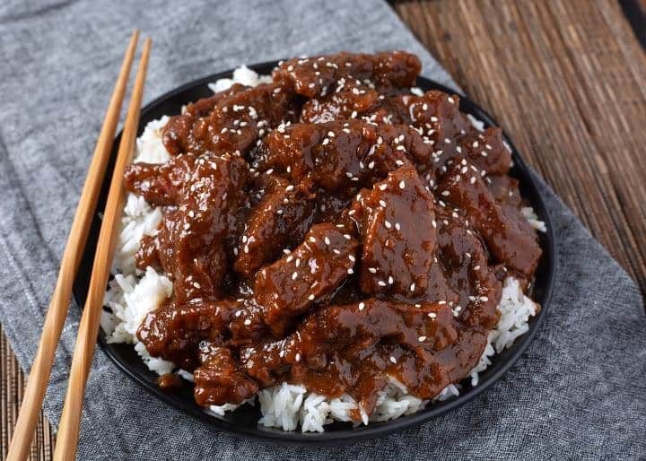 Mongolian Beef in the Pressure Cooker
