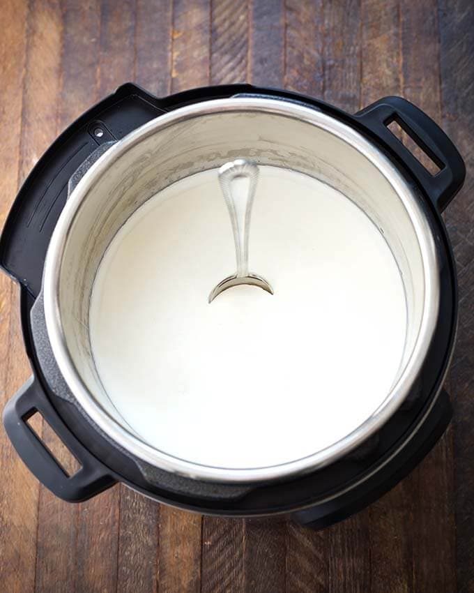 No Boil Yogurt with Vanilla