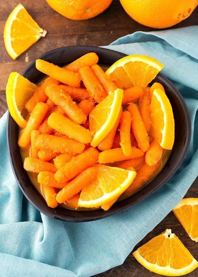 Orange Maple Carrots with Tsp Corn Starch