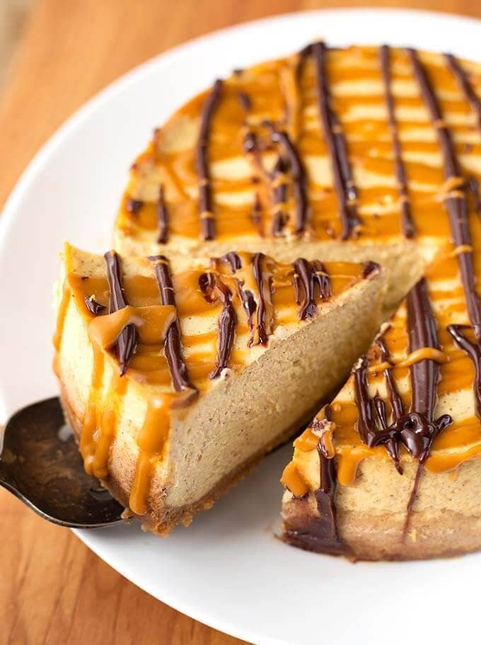 Pressure Cooker Pumpkin Cheesecake