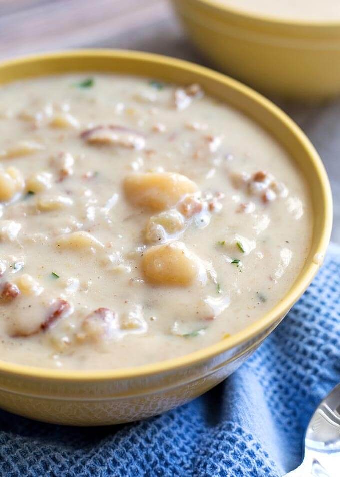 Potato Soup in the Pressure Cooker