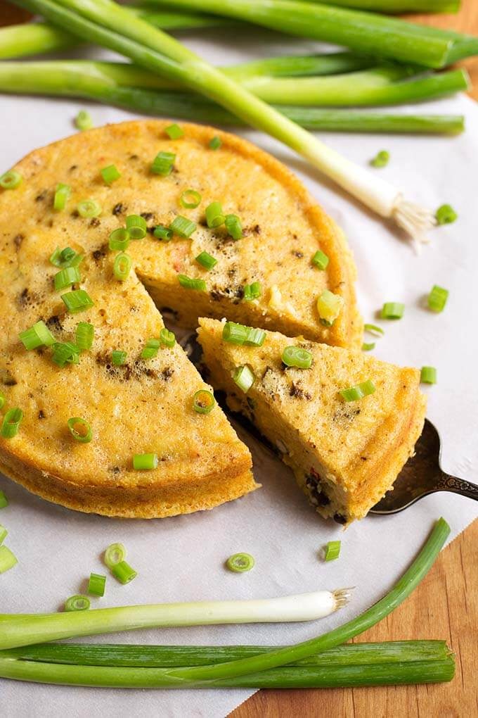 Southwest Corn Pudding in the Pressure Cooker