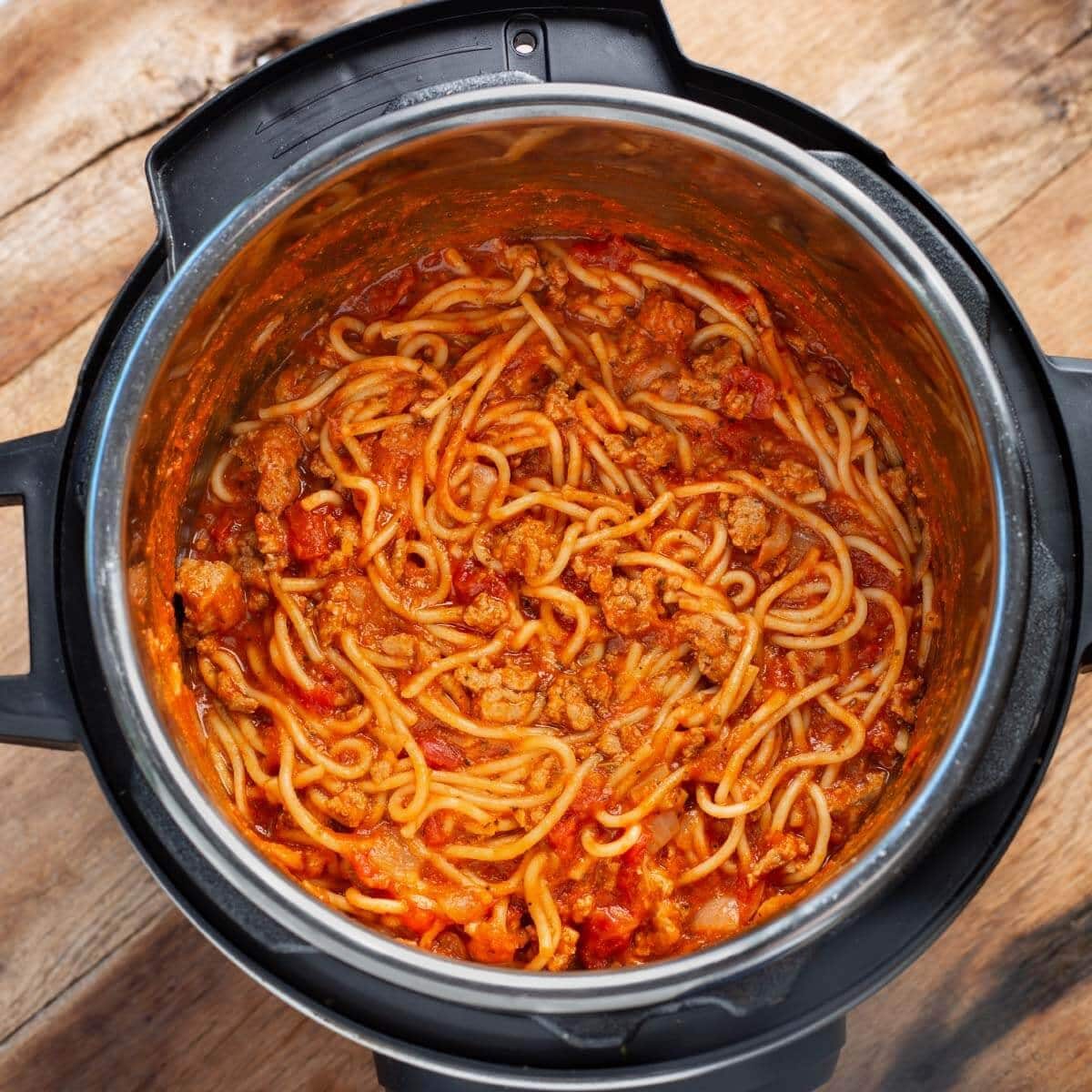 Spaghetti with Meat Sauce with Parmesan Cheese