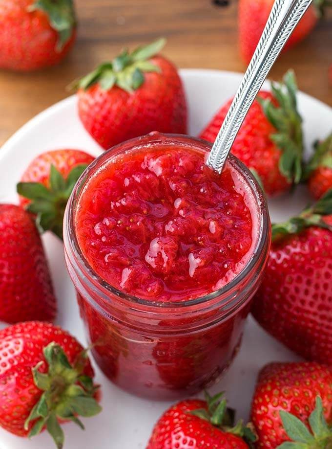 Strawberry Jam with Corn Starch