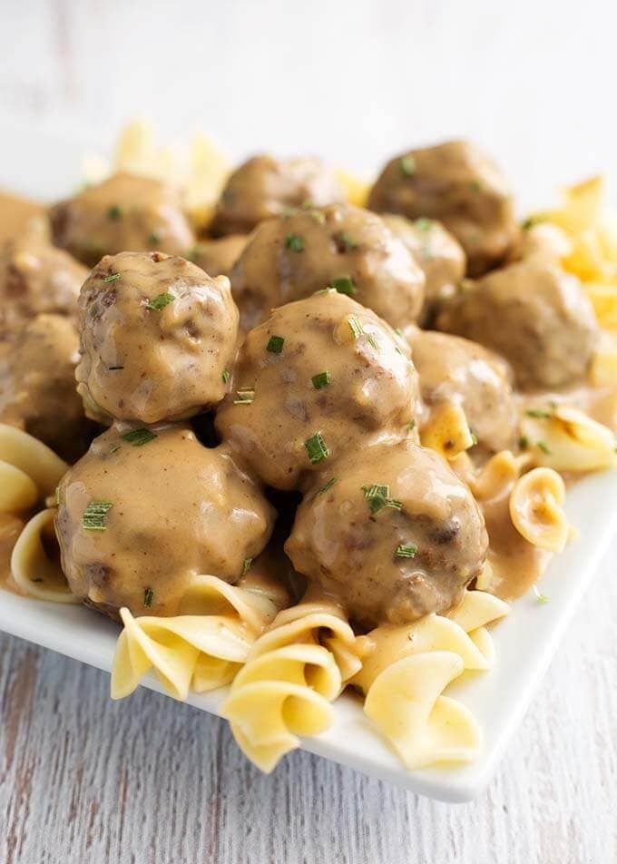 Swedish Meatballs with Flour