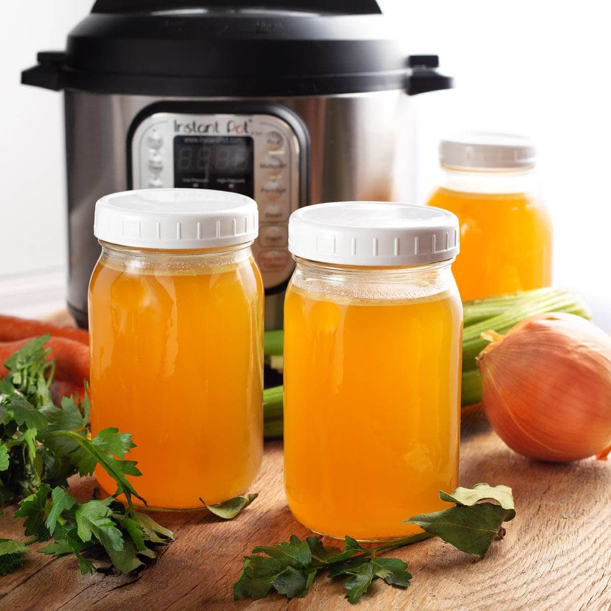 Turkey Broth with Bay Leaves