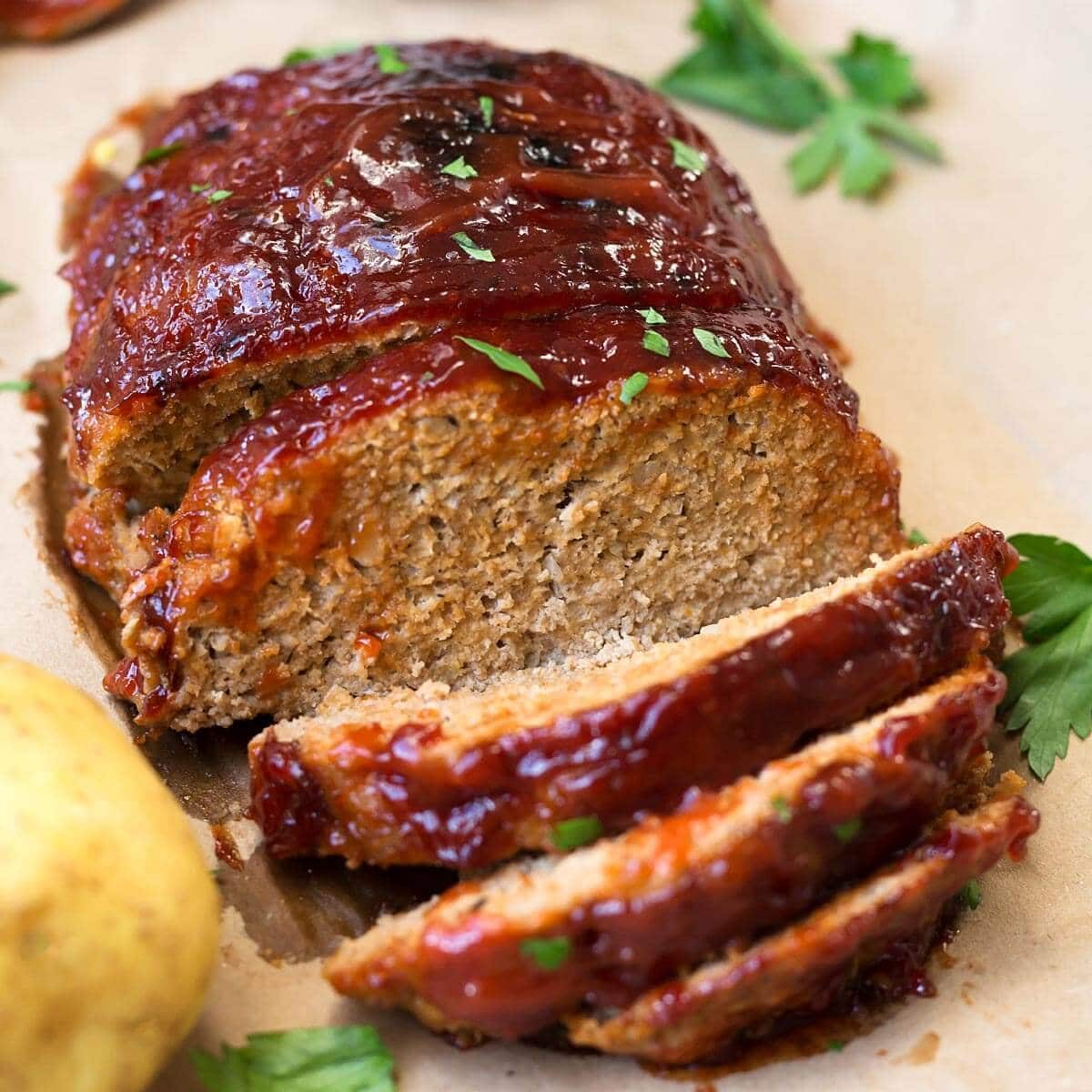 Turkey Meatloaf with Mustard